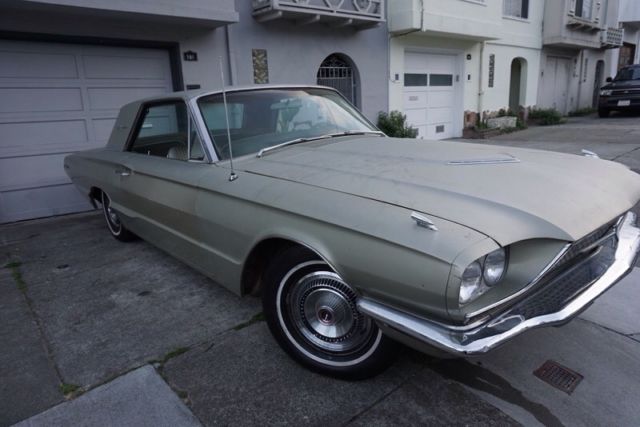 1966 Blue Ford Thunderbird Convertible