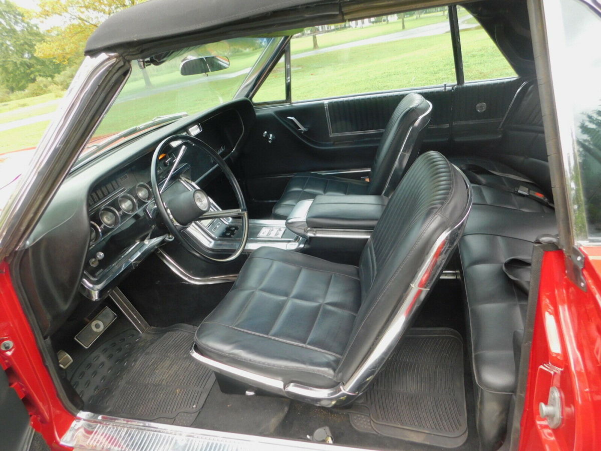 1966 Red Ford Thunderbird Convertible