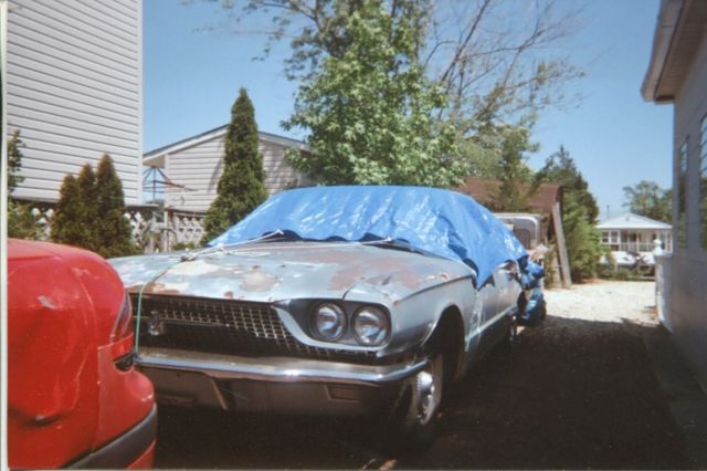 1966 Blue Ford Thunderbird Convertible