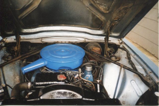 1966 Blue Ford Thunderbird Convertible