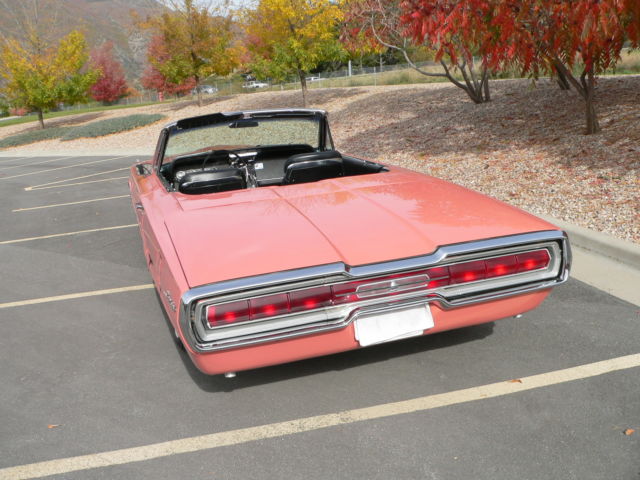 1966 Burgundy Ford Thunderbird Convertible