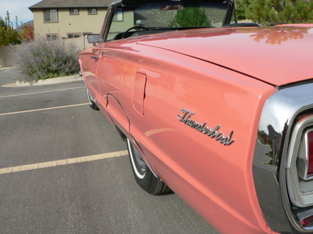 1966 Burgundy Ford Thunderbird Convertible