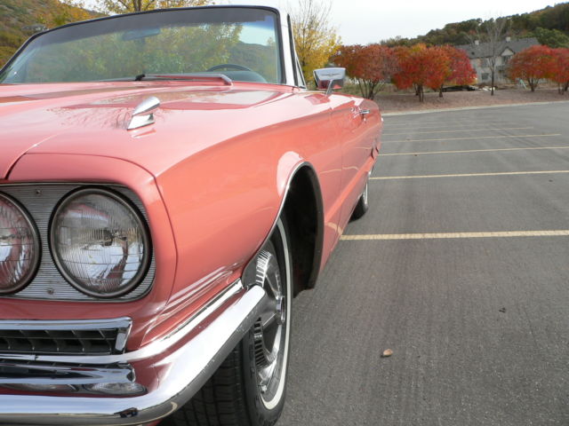 1966 Burgundy Ford Thunderbird Convertible