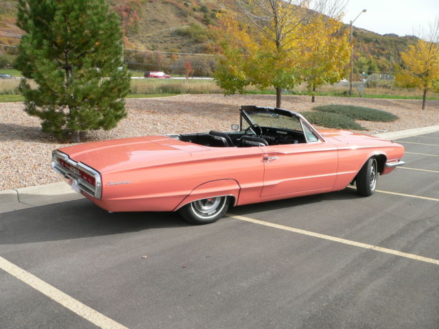 1966 Burgundy Ford Thunderbird Convertible