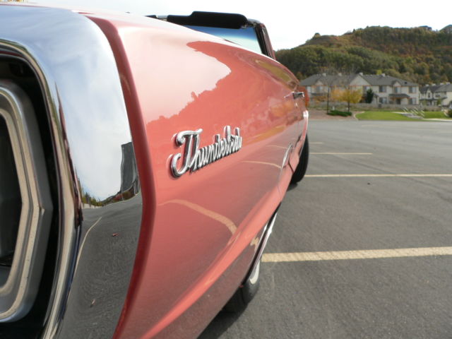 1966 Burgundy Ford Thunderbird Convertible