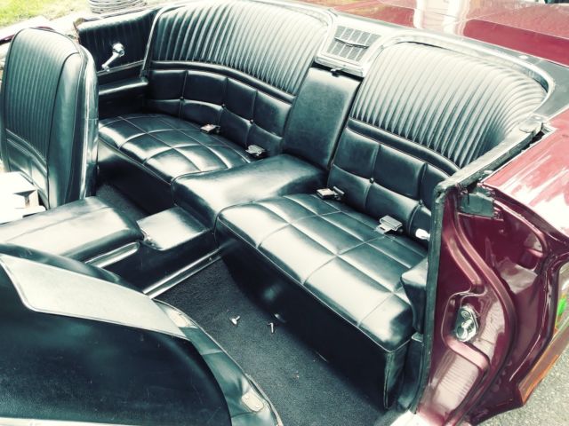 1966 Burgundy Ford Thunderbird Convertible