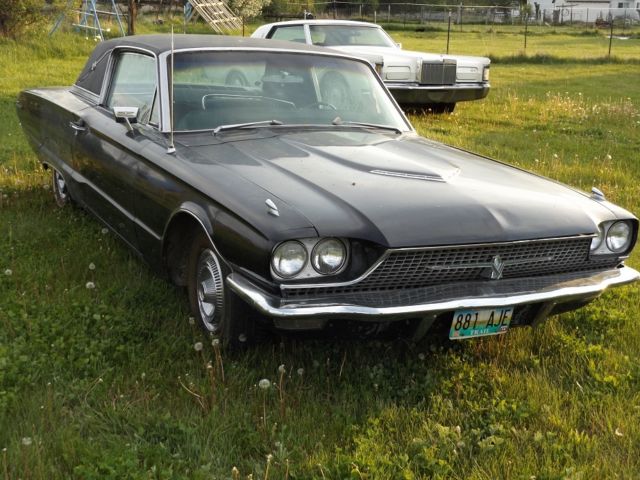 1966 Black Ford Thunderbird Coupe