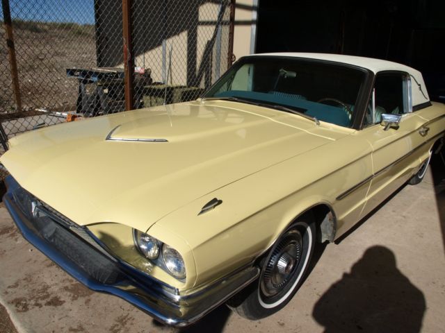 1966 yellow Ford Thunderbird