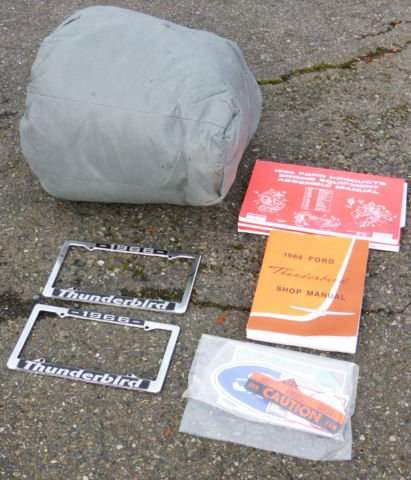 1966 Yellow Ford Thunderbird Coupe