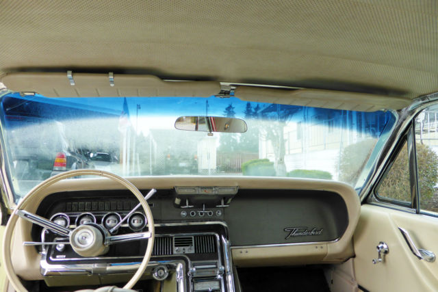 1966 Yellow Ford Thunderbird Coupe