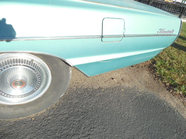 1966 green Ford Thunderbird