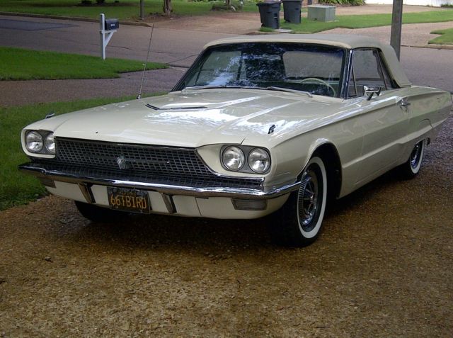 1966 Wimbledon White Ford Thunderbird Convertible