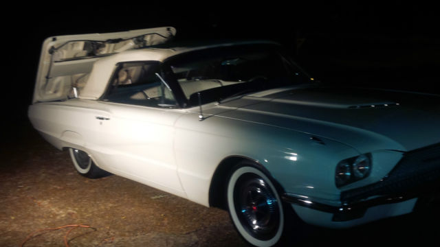 1966 Wimbledon White Ford Thunderbird Convertible