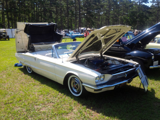 1966 Wimbledon White Ford Thunderbird Convertible