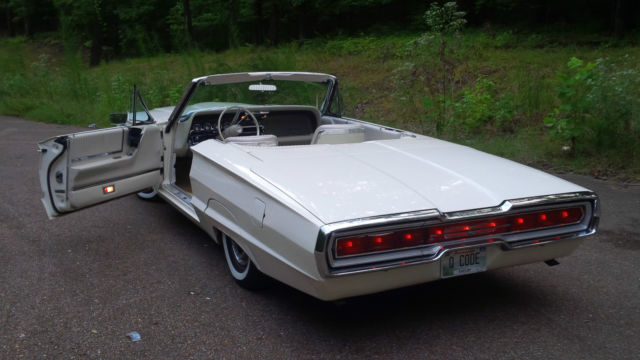 1966 Wimbledon White Ford Thunderbird Convertible