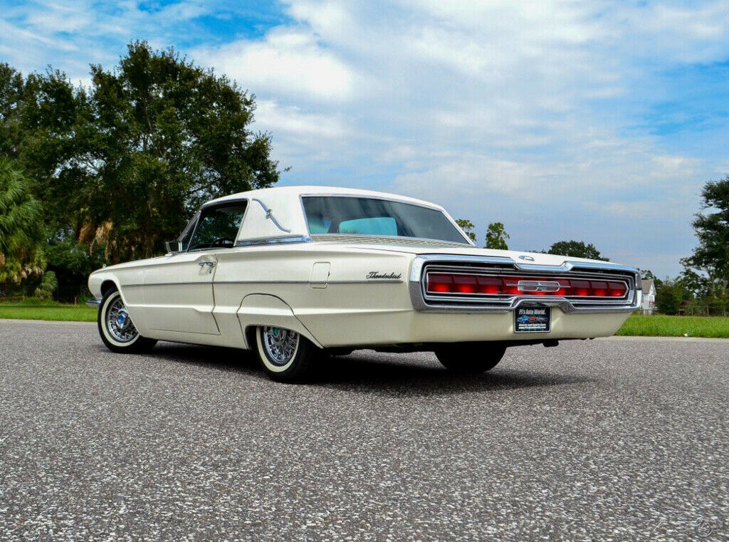 1966 White Ford Thunderbird