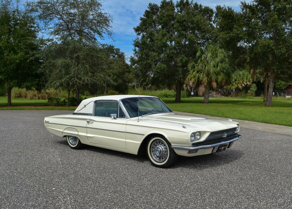 1966 White Ford Thunderbird