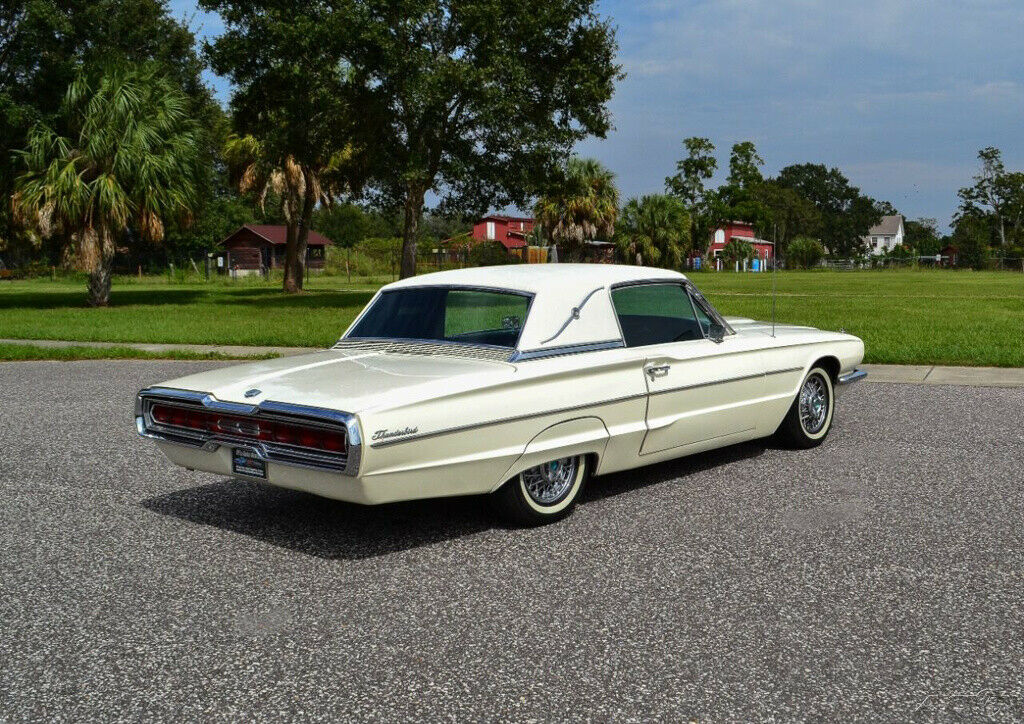 1966 White Ford Thunderbird