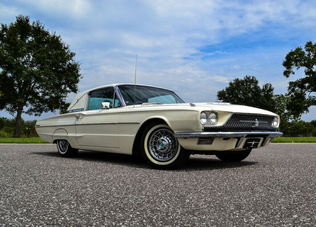 1966 White Ford Thunderbird