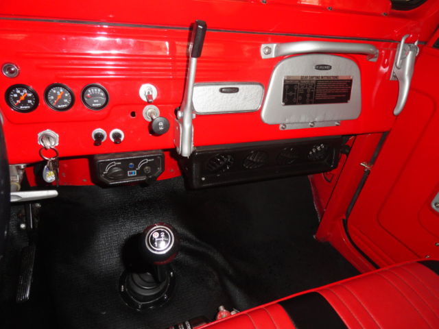 1966 Freeborn Red Toyota Land Cruiser Cab & Chassis