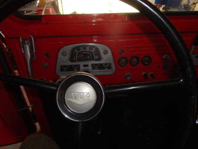 1966 Freeborn Red Toyota Land Cruiser Cab & Chassis