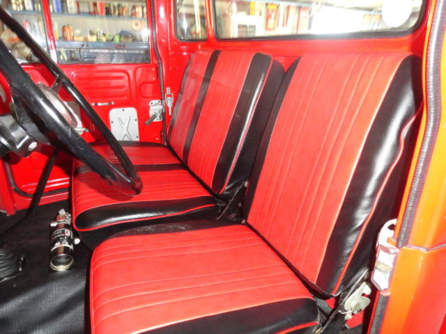 1966 Freeborn Red Toyota Land Cruiser Cab & Chassis