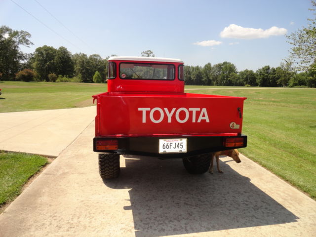 1966 Freeborn Red Toyota Land Cruiser Cab & Chassis