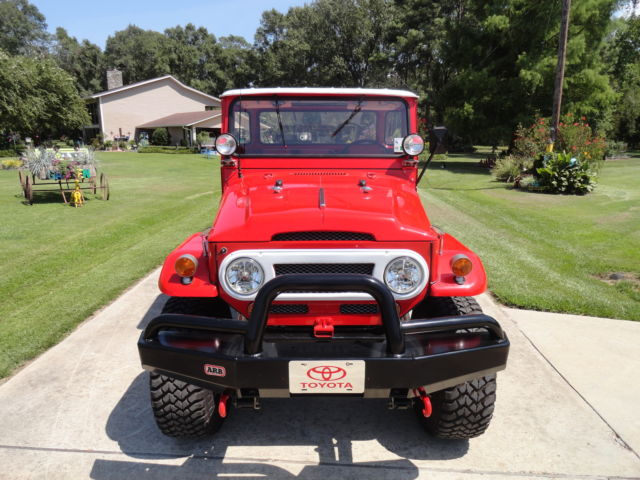 1966 Freeborn Red Toyota Land Cruiser Cab & Chassis