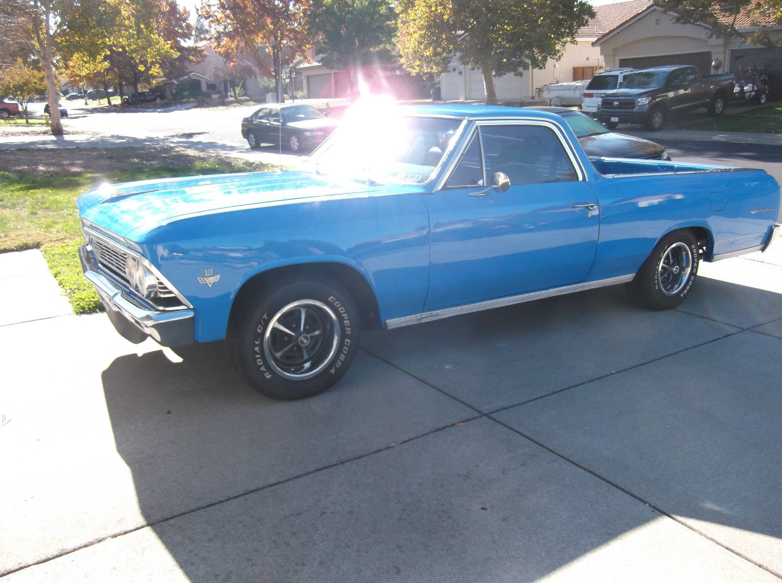 1966 Blue Chevrolet El Camino "-El Camino"-