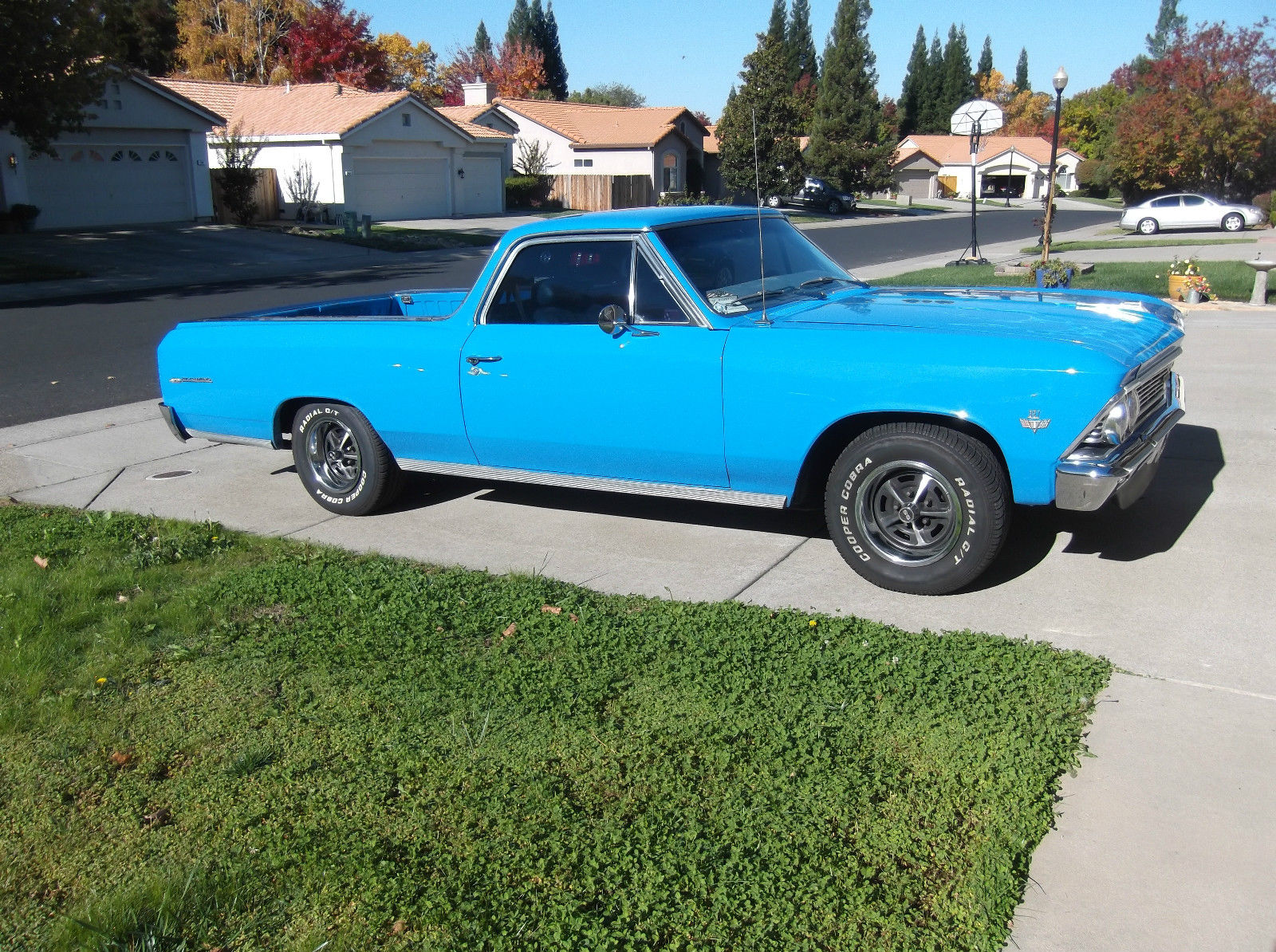 1966 Blue Chevrolet El Camino "-El Camino"-