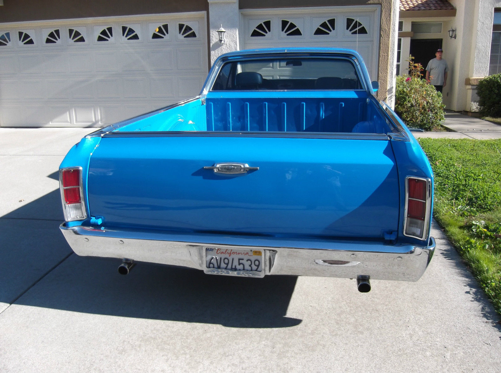 1966 Blue Chevrolet El Camino "-El Camino"-