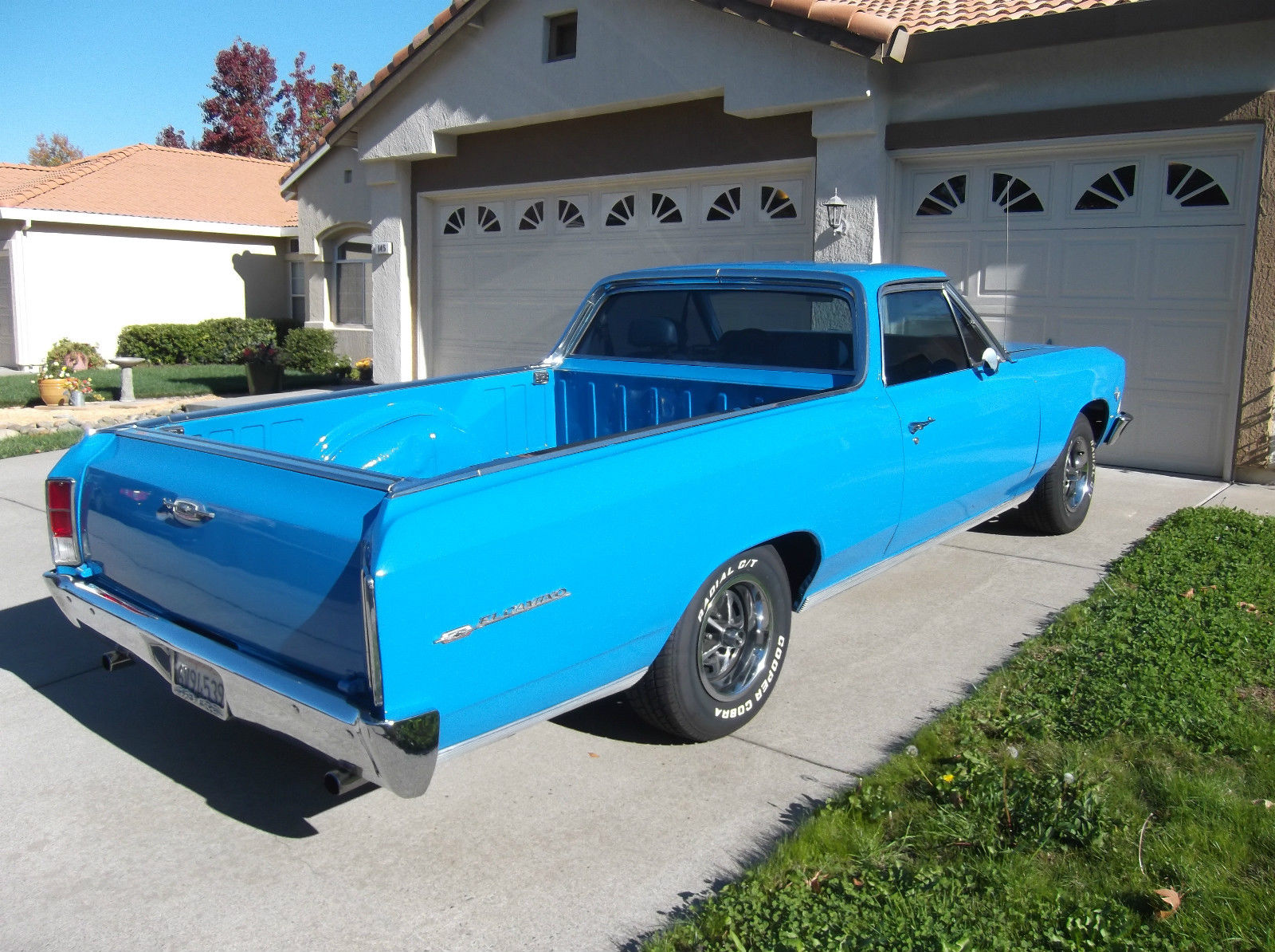 1966 Blue Chevrolet El Camino "-El Camino"-