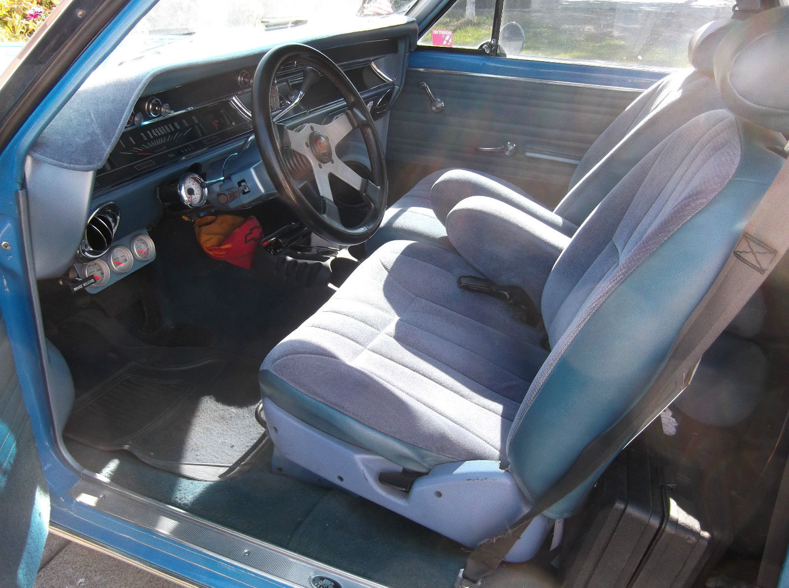 1966 Blue Chevrolet El Camino "-El Camino"-