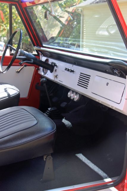 1966 Red Ford Bronco SUV