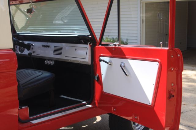 1966 Red Ford Bronco SUV