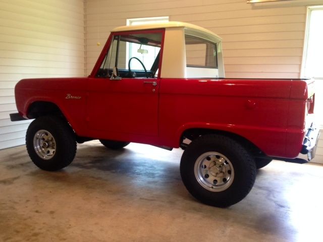 1966 Red Ford Bronco SUV