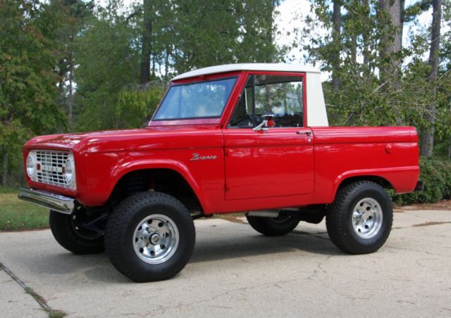1966 Red Ford Bronco SUV
