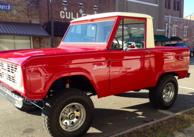 1966 Red Ford Bronco SUV