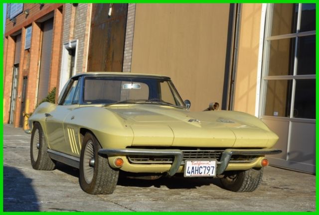 1966 Yellow Ford Mustang Convertible
