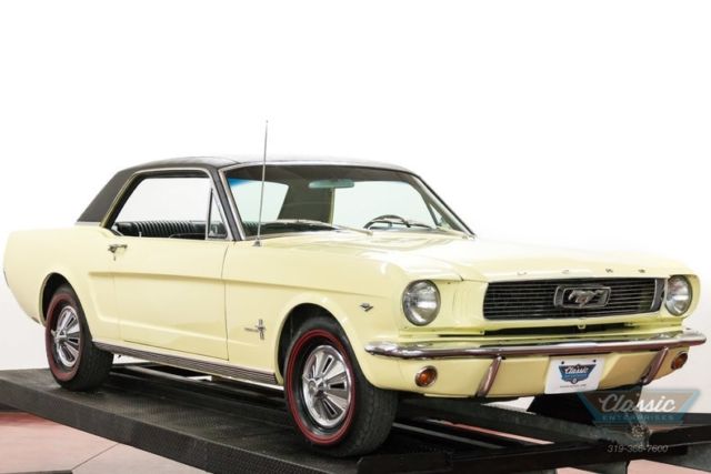 1966 Yellow Ford Mustang Convertible