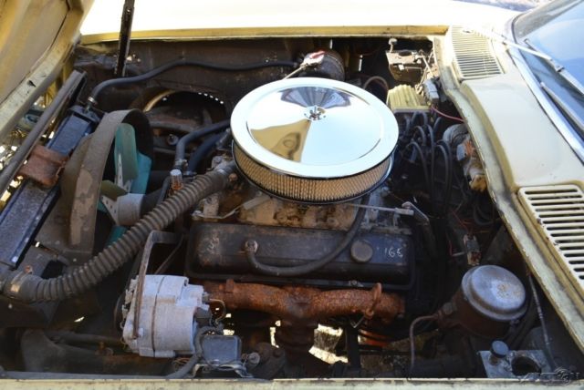 1966 Yellow Ford Mustang Convertible