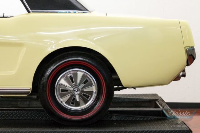 1966 Yellow Ford Mustang Convertible