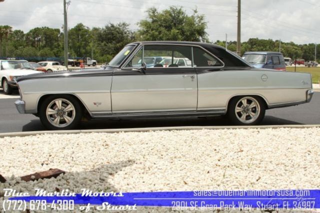 1966 Silver Chevrolet Nova Coupe