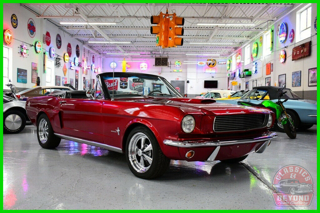 1966 Red Ford Mustang Convertible