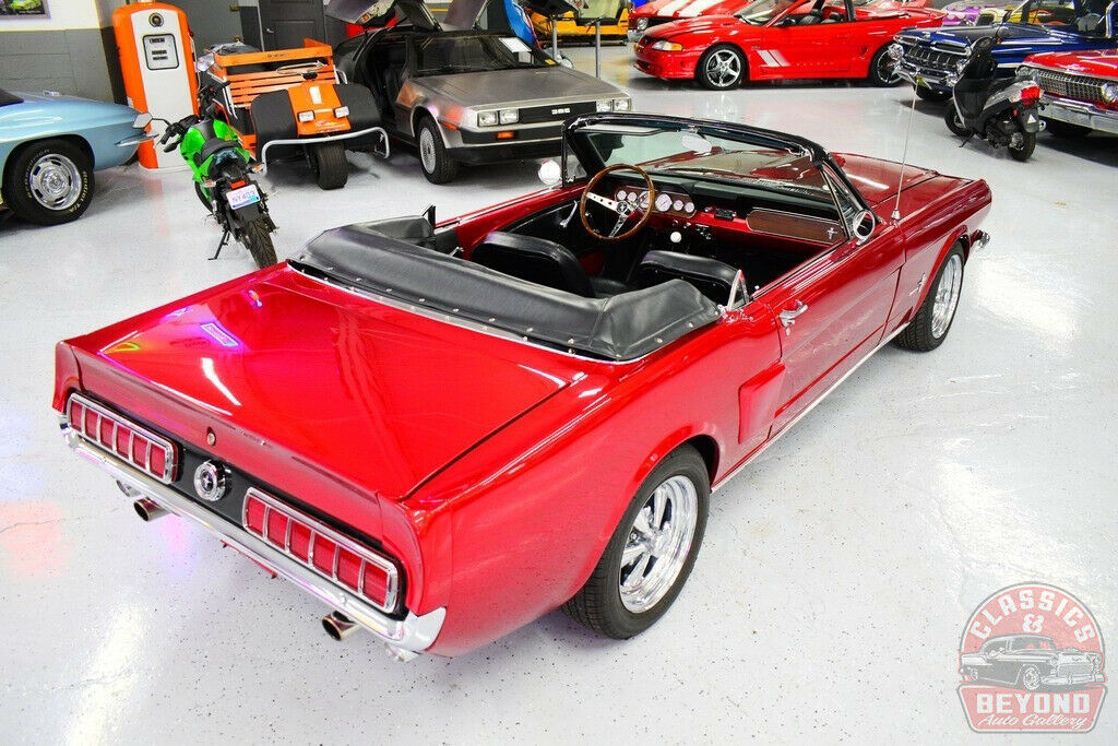 1966 Red Ford Mustang Convertible