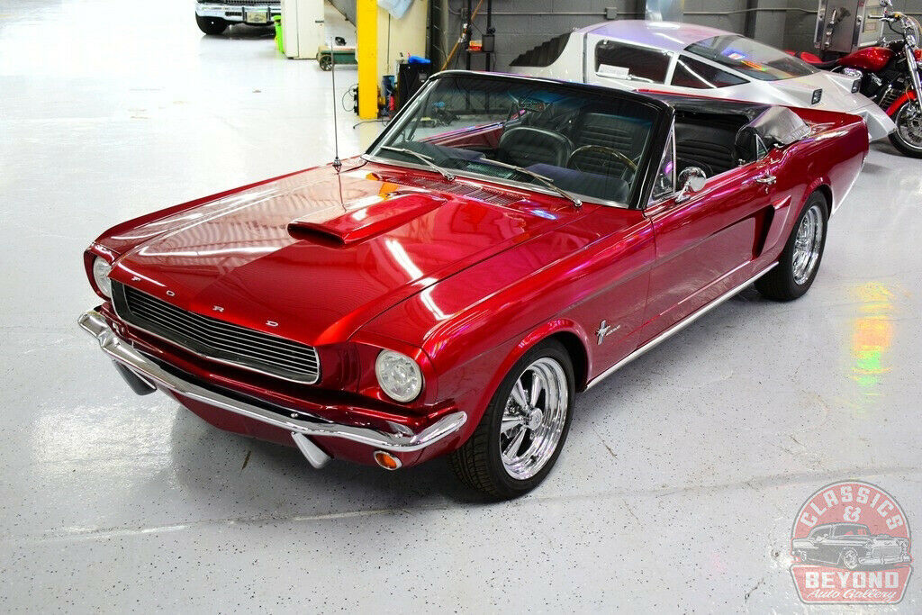 1966 Red Ford Mustang Convertible