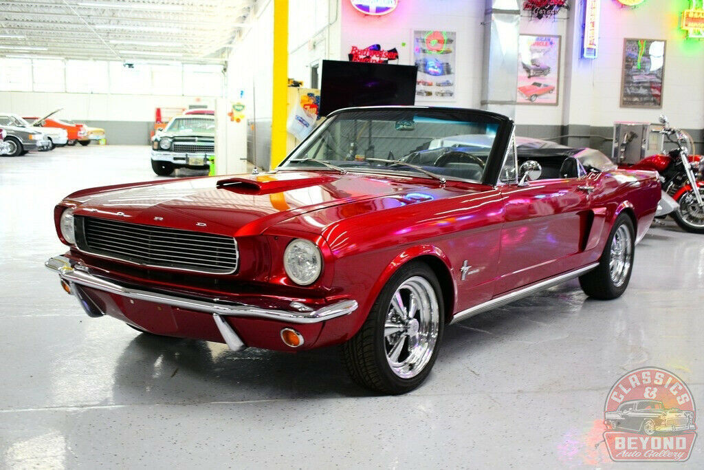 1966 Red Ford Mustang Convertible