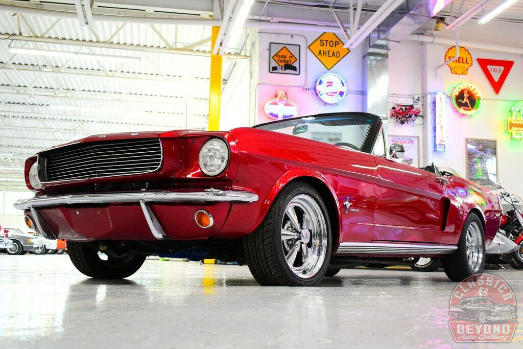 1966 Red Ford Mustang Convertible