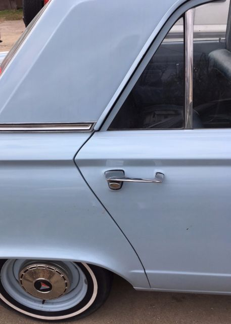 1966 Blue Plymouth Valiant Coupe