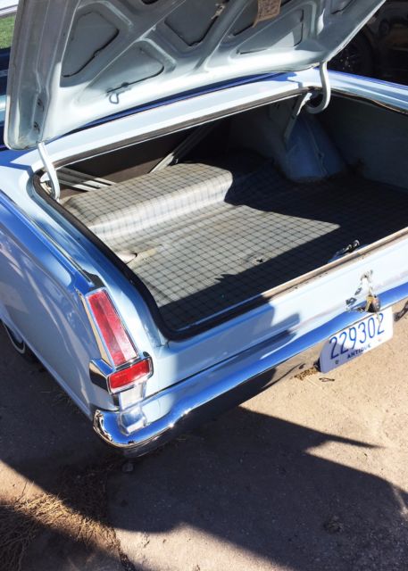 1966 Blue Plymouth Valiant Coupe